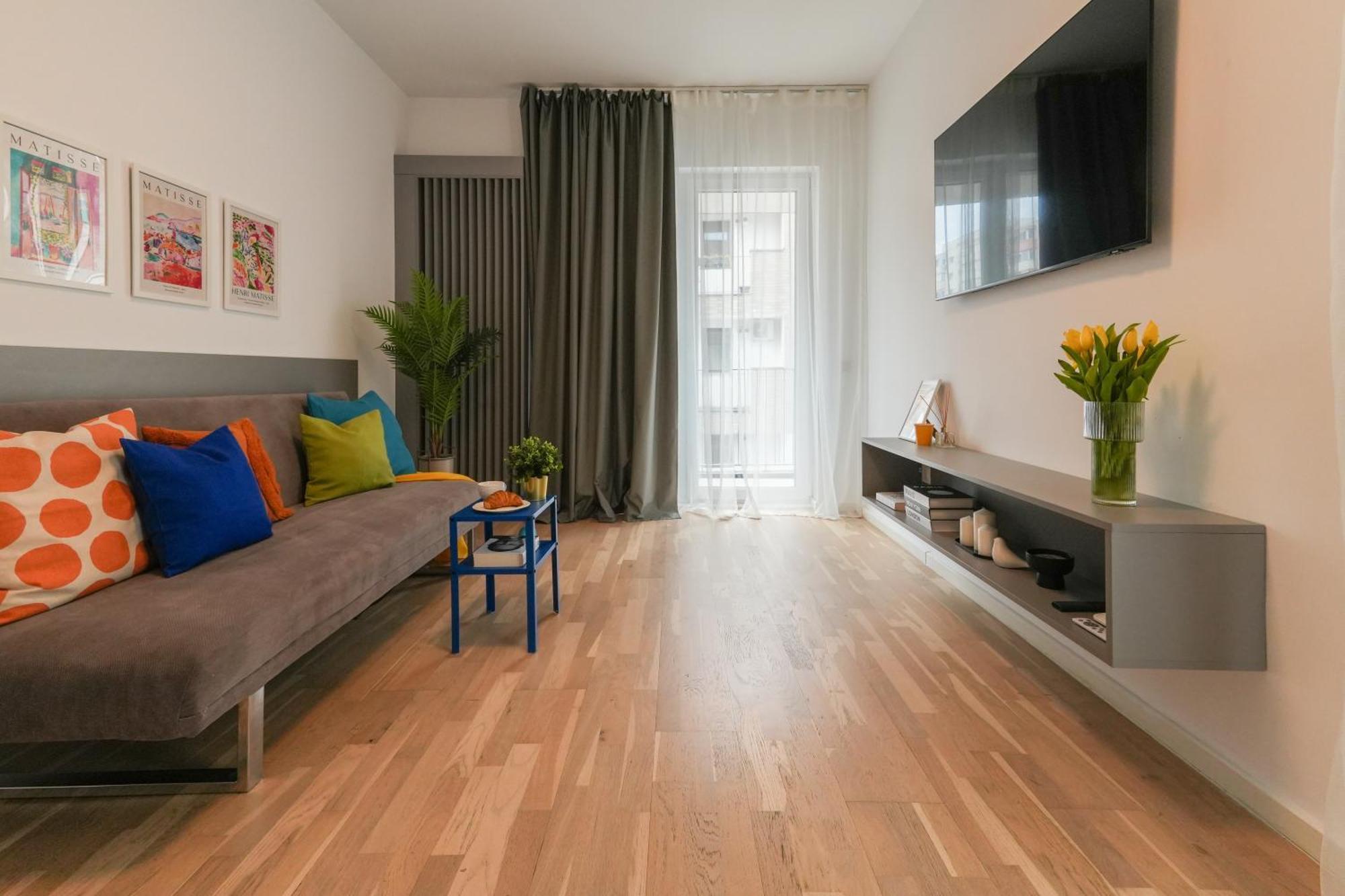 Ana - Cozy & Quiet Apt With Balcony & Garden View 부쿠레슈티 외부 사진